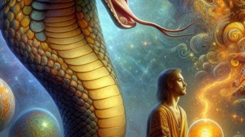🌟🐍 Divine Encounter_ Decoding the Spiritual Meaning of a King Cobra in Dreams